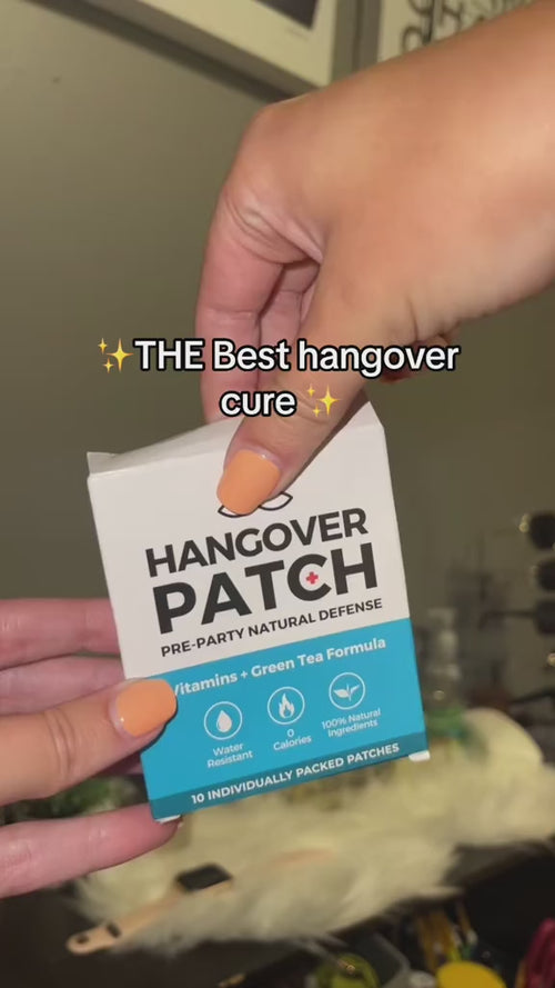 50 Pack Party Safe Hangover Prevention Patch